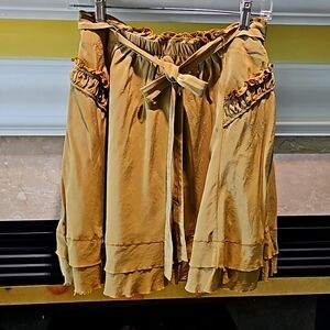 Bcbgmaxa Double layers Silk Skirt Size xs